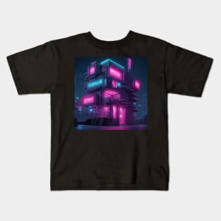 Cyberpunk Hotel Kids T-Shirt
